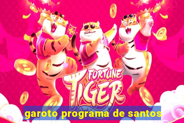 garoto programa de santos